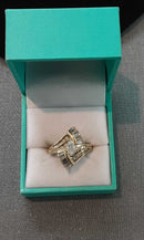 Women's Ring - Yellow Gold 14k (.585) 6 grams Size 9.5