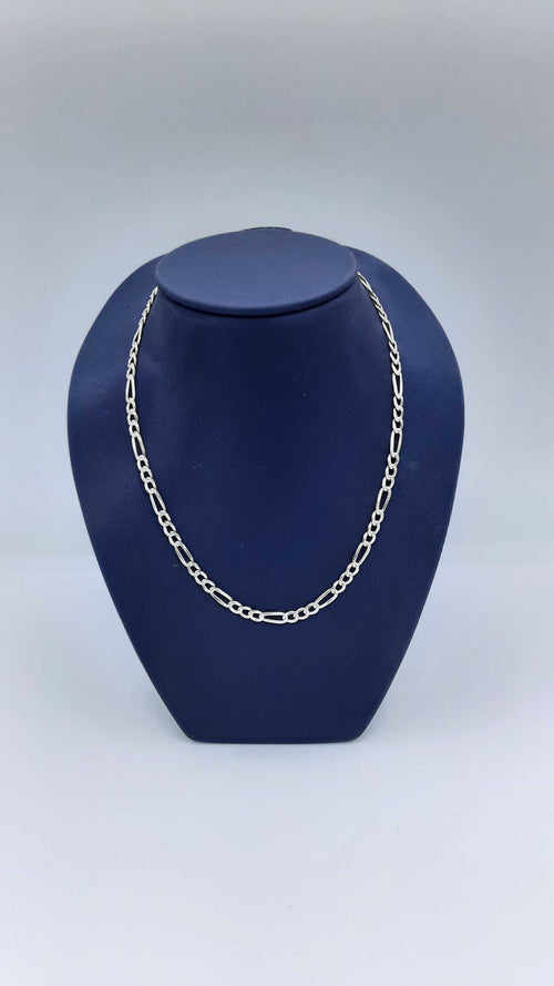 Figaro Chain - Silver 10.6 grams 23 inch