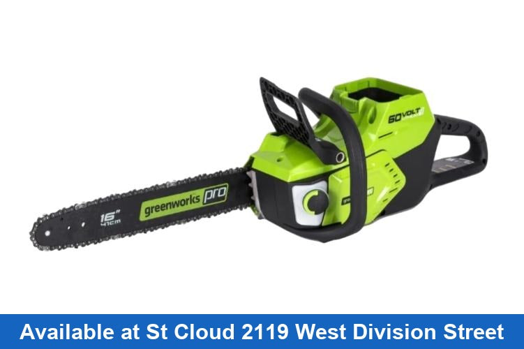 Greenworks 60v Black Chain Saw