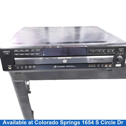 Sony Cdp-ce535 Black Home Audio Disc Changer