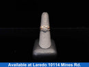 Ring - Engagement Set - Yellow Gold 10k (.417) 5.1 grams Size 7.5