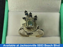 Women's Ring - White Gold 14k (.585) 3.5 grams Size 5.5