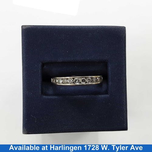Ring - Wedding Band - White Gold 10k (.417) 2.1 grams Size 7