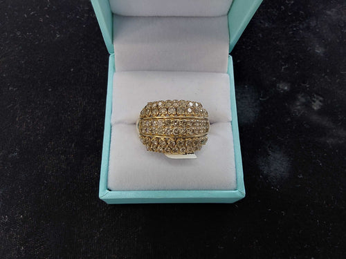 Women's Ring - Yellow Gold 10k (.417) 6.9 grams Size 8