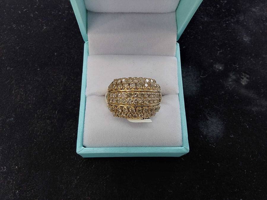 Women's Ring - Yellow Gold 10k (.417) 6.9 grams Size 8