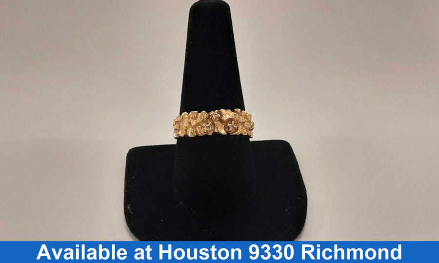 Men's Ring - Yellow Gold 14k (.585) 7.1 grams Size 20