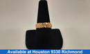 Men's Ring - Yellow Gold 14k (.585) 7.1 grams Size 20