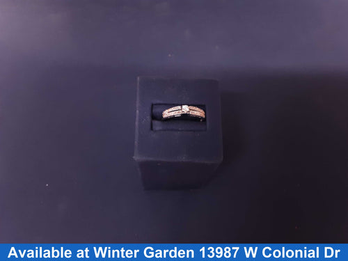 Women's Ring - Solitaire - Yellow Gold 10k (.417) 2.1 grams Size 9