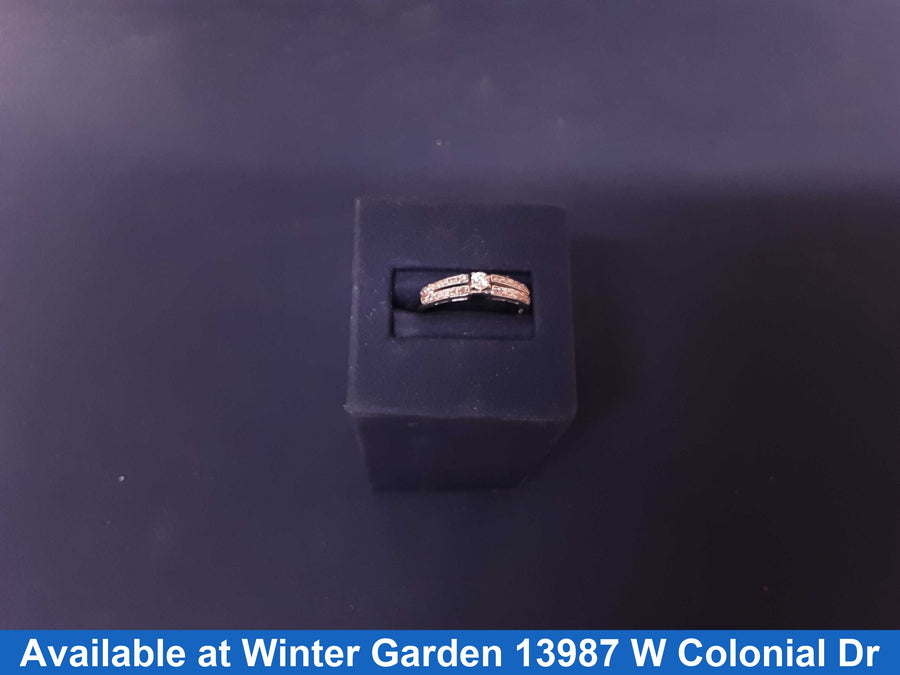 Women's Ring - Solitaire - Yellow Gold 10k (.417) 2.1 grams Size 9