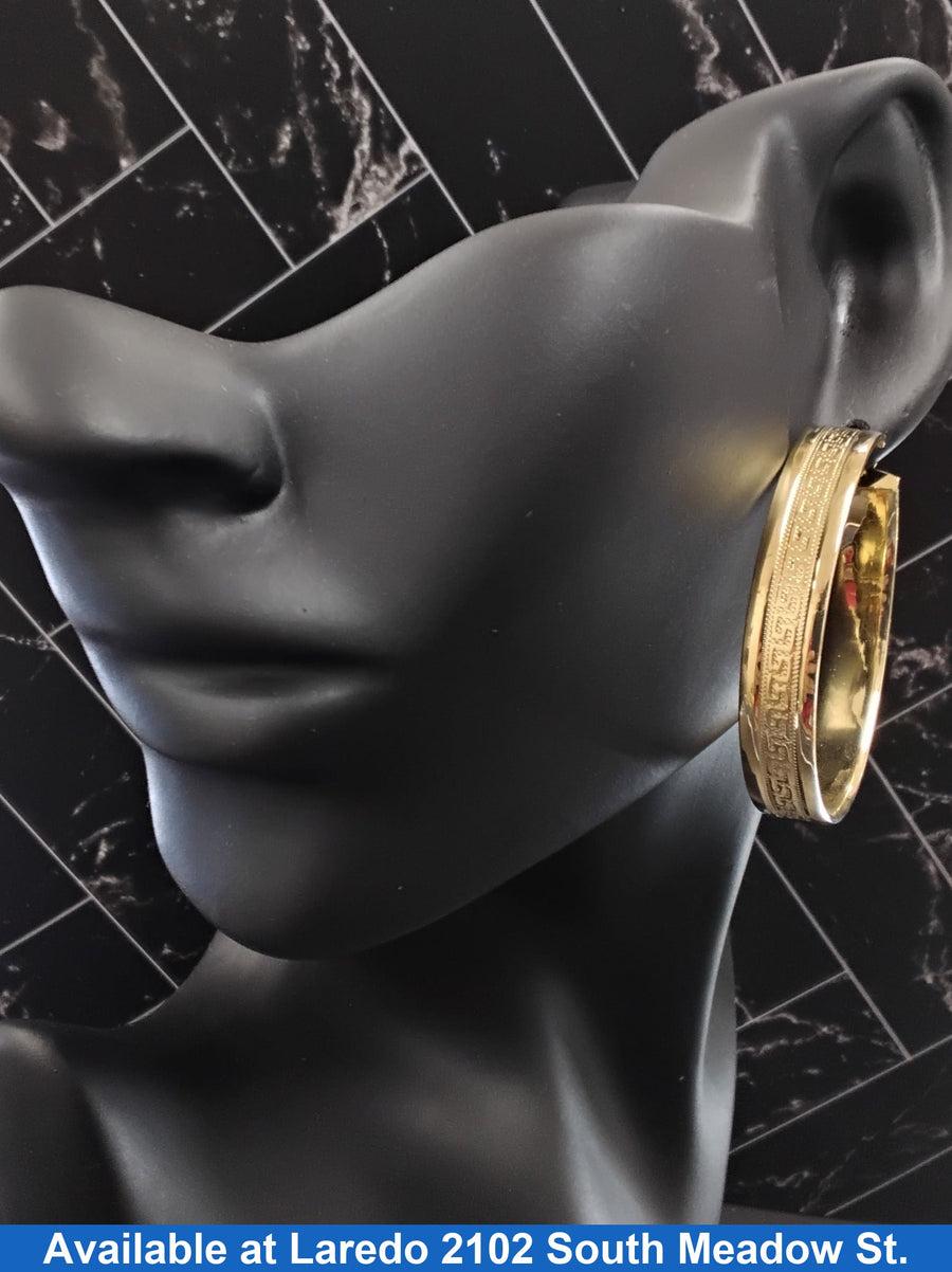 Bangle Earrings - Yellow Gold 10k (.417) 10.8 grams