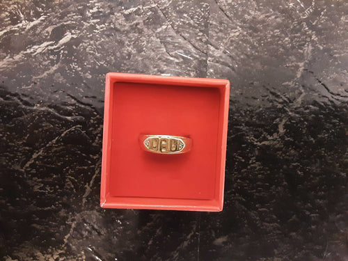 Men's Ring - Yellow Gold 10k (.417) 2 grams Size 9