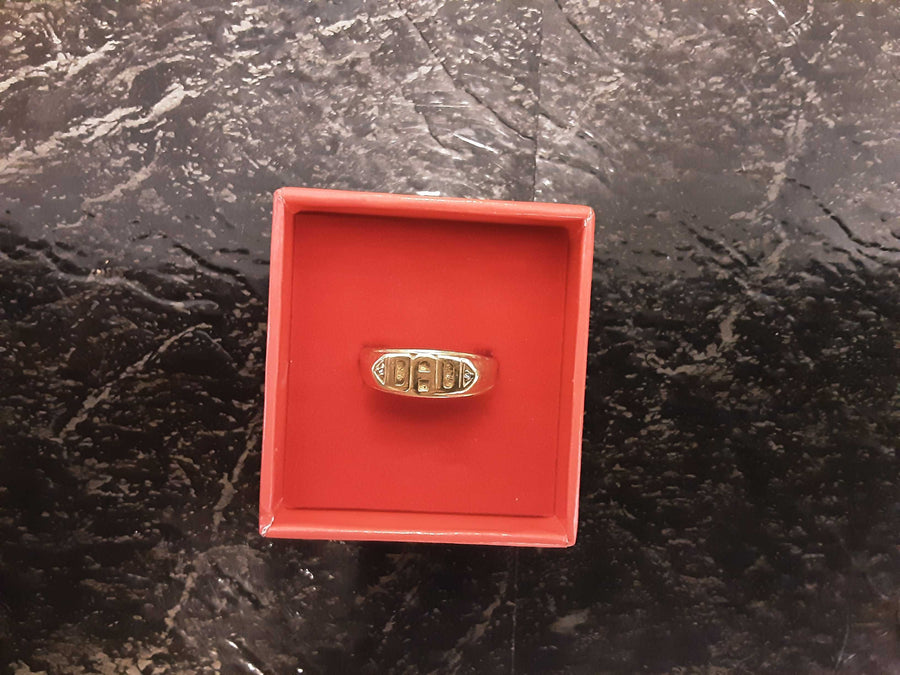 Men's Ring - Yellow Gold 10k (.417) 2 grams Size 9