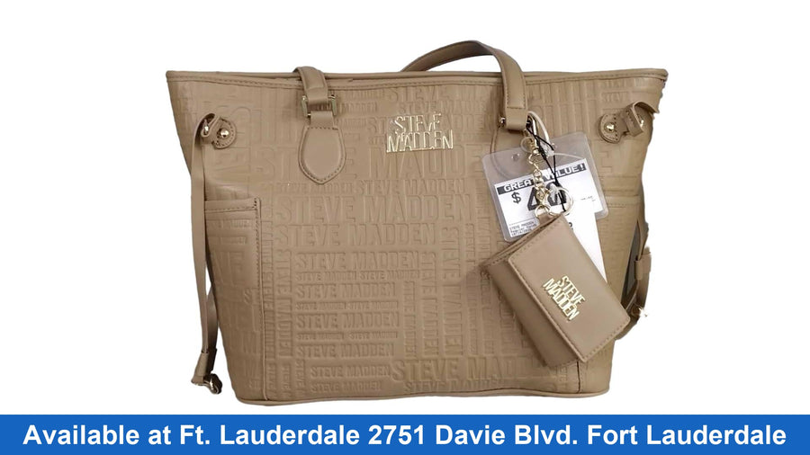 Steve Madden Dr144140 Beige / Tan Purse / Handbag