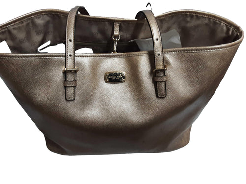 Michael Kors Fp-1605 Beige / Tan Purse / Handbag