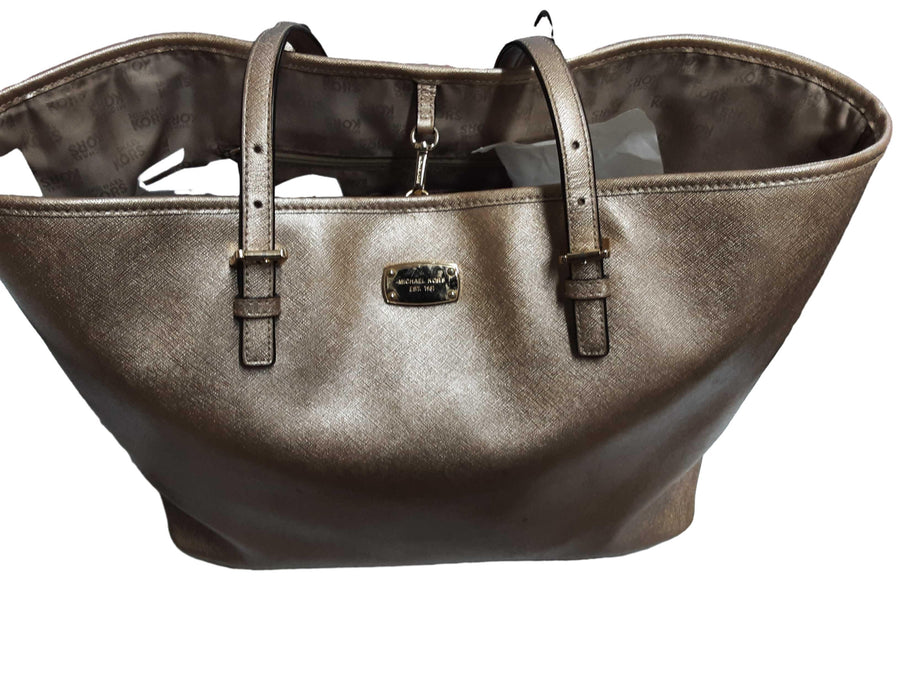 Michael Kors Fp-1605 Beige / Tan Purse / Handbag