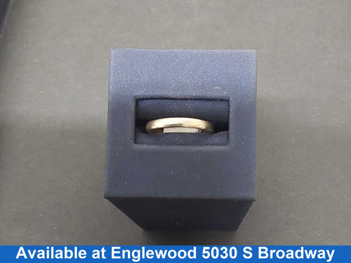 Ring - Wedding Band - White Gold 18k (.750) 1.8 grams Size 7.5