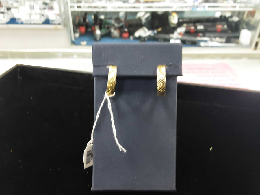 Bangle Earrings - Yellow Gold 10k (.417) 2.2 grams