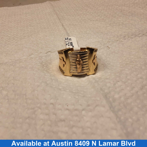 Men's Ring - Yellow Gold 14k (.585) 11.2 grams Size 14