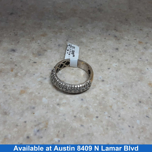 Women's Ring - White Gold 10k (.417) 7.3 grams Size 11.5