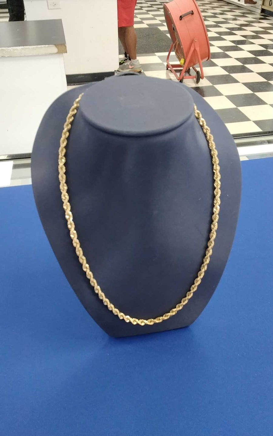 Rope Chain - Yellow Gold 14k (.585) 31.7 grams 35 inch