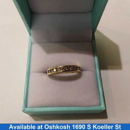 Ring - Wedding Band - Yellow Gold 10k (.417) 2.7 grams Size 6.5