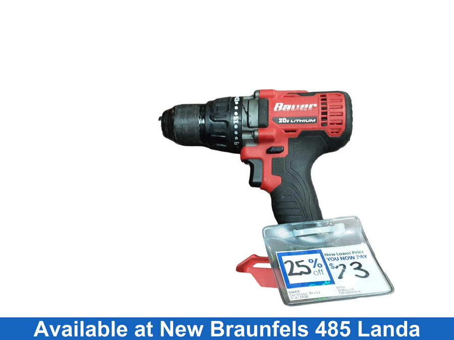 Bauer G4754 Red Cordless Standard Drill