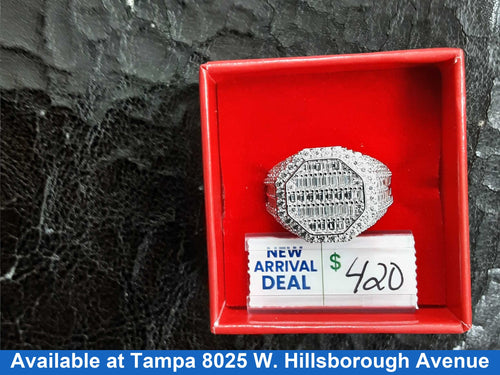 Men's Ring - Silver 10.3 grams Size 10.5