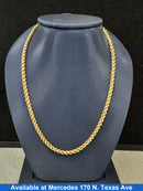 Rope Chain - Yellow Gold 18k (.750) 30.8 grams 20 inch