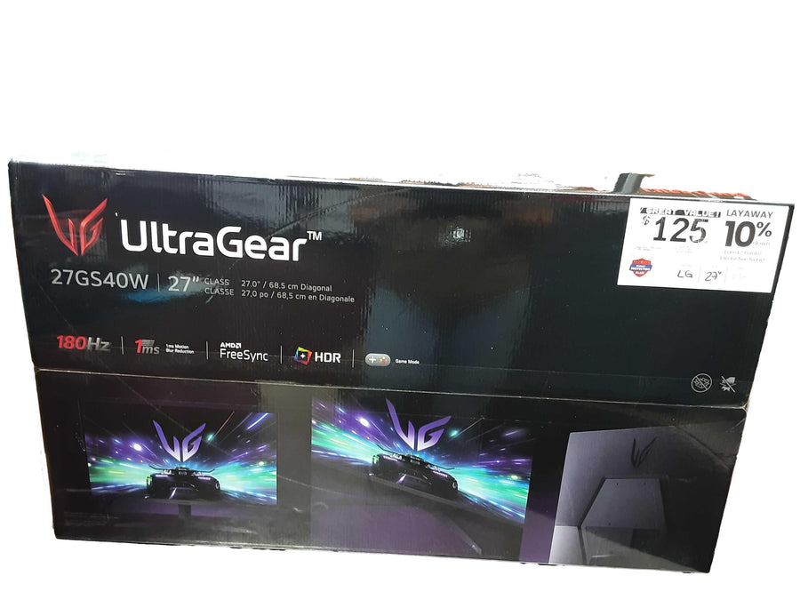 Lg 27gs40w-b Black Computer Monitor
