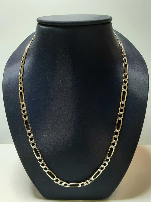 Figaro Chain - Yellow Gold 14k (.585) 21.1 grams 27 inch
