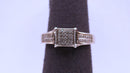 Women's Ring - White Gold 10k (.417) 3.6 grams Size 10.5