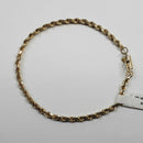 Rope Bracelet - Yellow Gold 14k (.585) 8.2 grams 8 inch