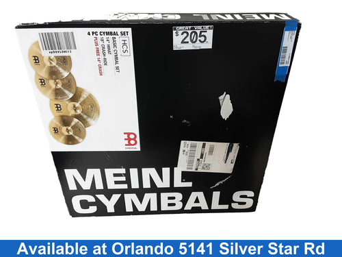 Meinl Hcs Gold Cymbal / Percussion Stand