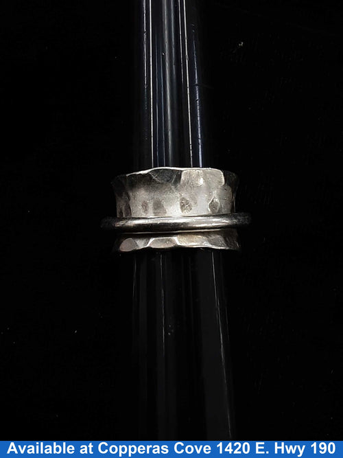 Ring - Wedding Band - Silver 10 grams Size 8