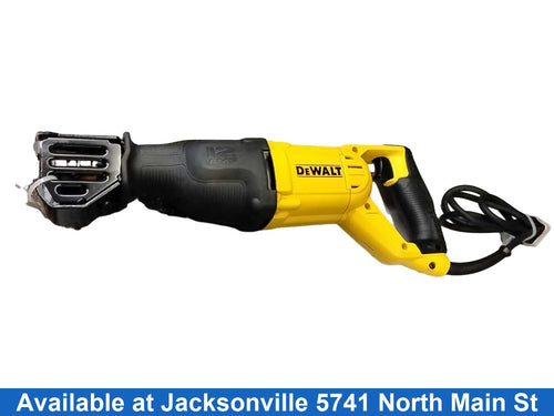 Dewalt Dwe305 Yellow Corded Reciprocating Saw