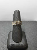 Engagement Set Yellow Gold 10K (.417) 5.3 grams Size 8