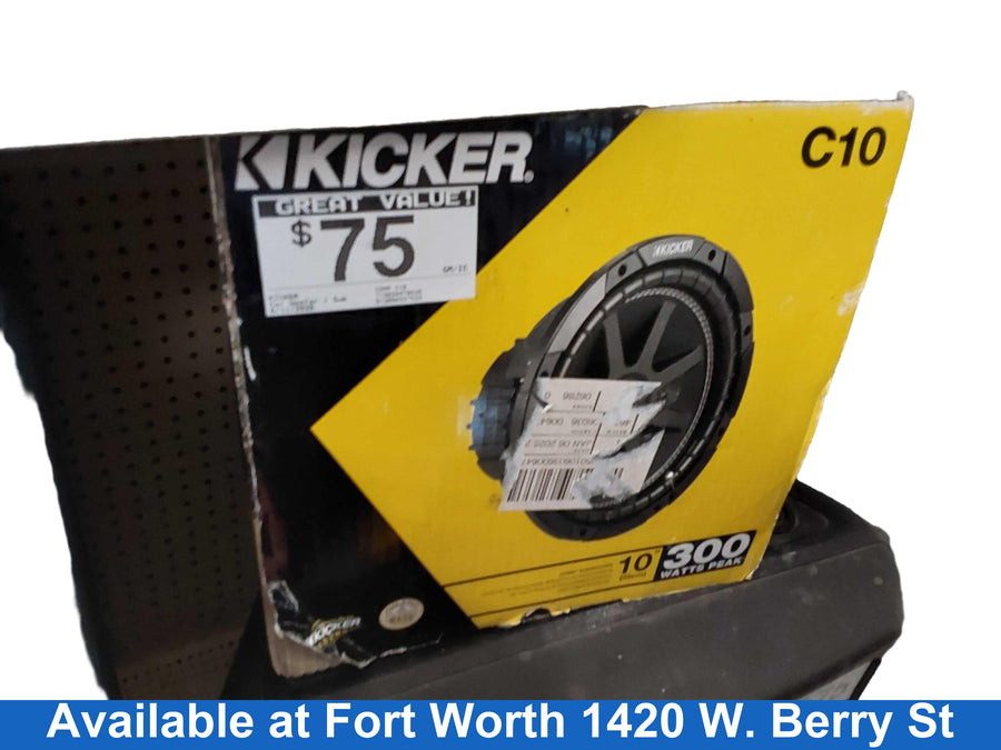 Kicker Comp C10 Black Car Sub-Woofer