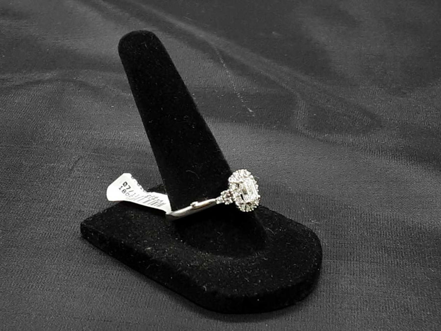 Ring - Engagement Set - White Gold 14k (.585) 4.3 grams Size 7.5