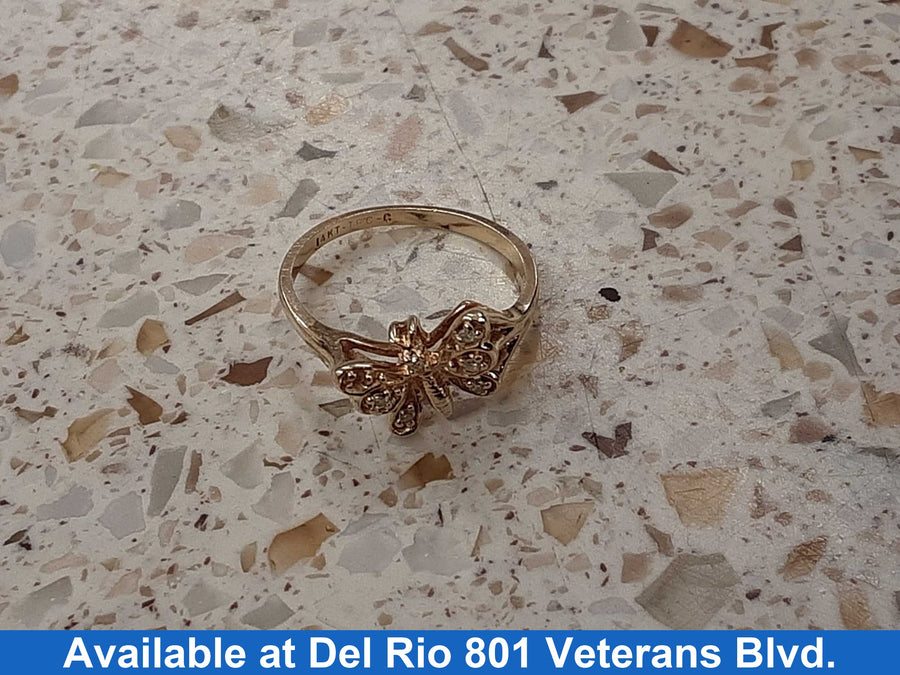 Women's Ring - Yellow Gold 14k (.585) 2.4 grams Size 7