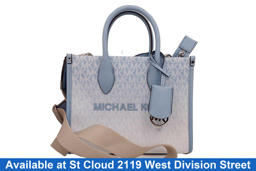 Michael Kors Mirella Small Crossbody Blue Purse / Handbag