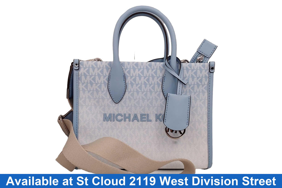 Michael Kors Mirella Small Crossbody Blue Purse / Handbag