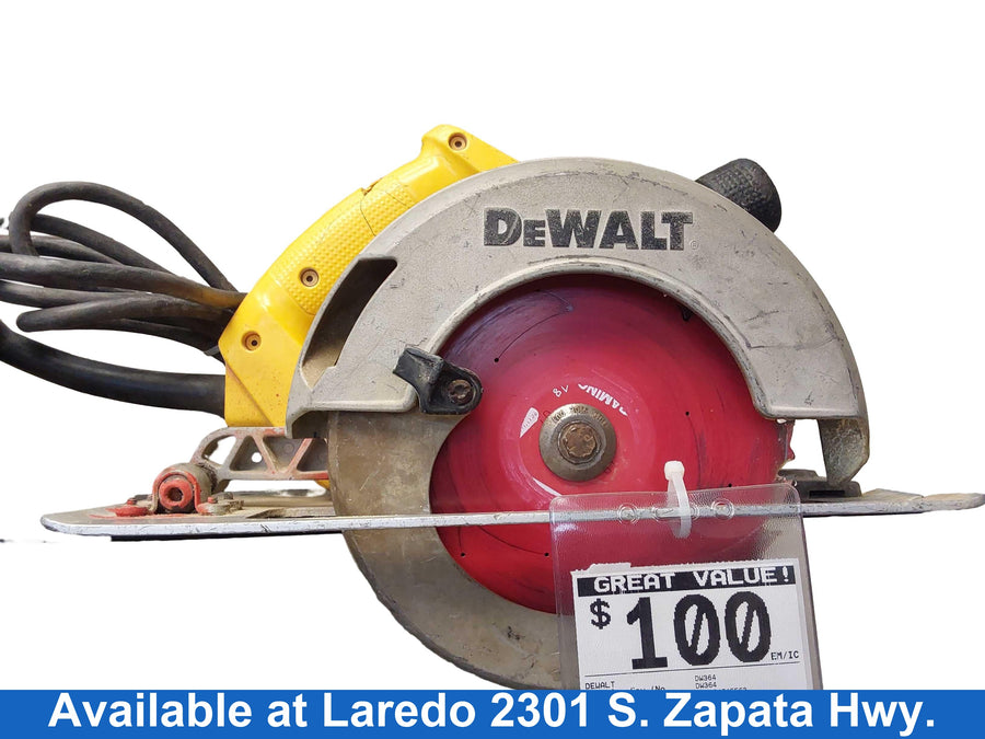 Dewalt Dw364 Yellow Corded Circular Saw