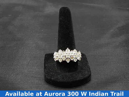 Women's Ring - Anniversary - Yellow Gold 14k (.585) 7.8 grams Size 9