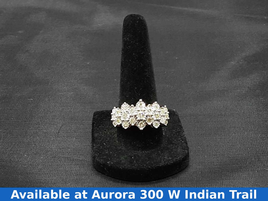 Women's Ring - Anniversary - Yellow Gold 14k (.585) 7.8 grams Size 9
