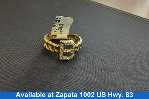 Women's Ring - Yellow Gold 10k (.417) 1.8 grams Size 7.5