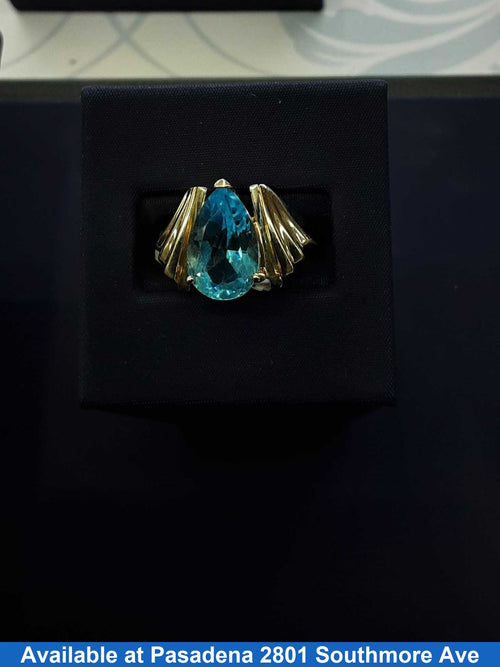Women's Ring - Yellow Gold 14k (.585) 6.5 grams Size 20