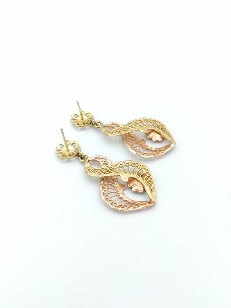 Earrings - Yellow Gold 14k (.585) 4.8 grams
