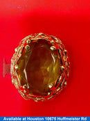Women's Ring - Solitaire - Yellow Gold 10k (.417) 7.8 grams Size 5