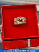 Ring - Engagement Set - Yellow Gold 14k (.585) 7.9 grams Size 20
