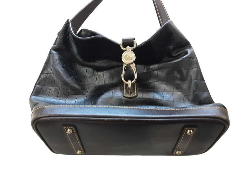 Dooney Burke Black Gold Black Wallet